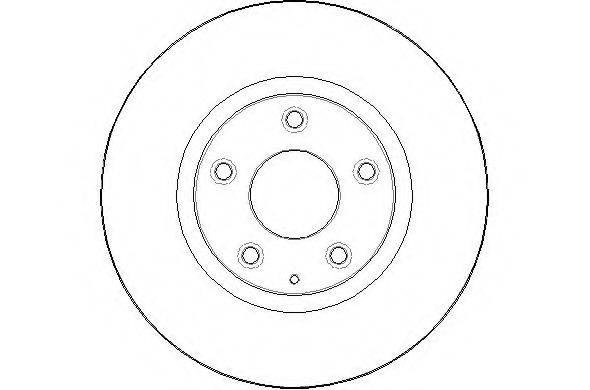 NATIONAL NBD1835 Тормозной диск