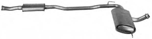 IMASAF 608959 Средний глушитель выхлопных газов