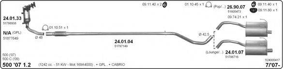 IMASAF 524000417 Система выпуска ОГ