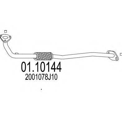 MTS 0110144 Труба выхлопного газа
