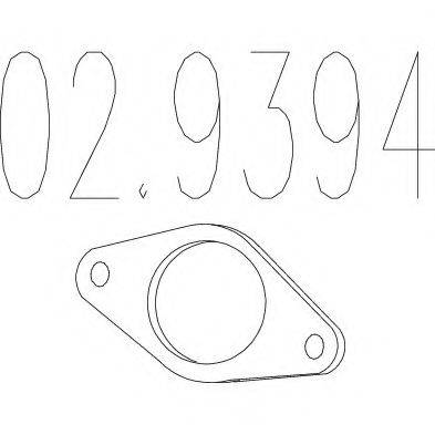 MTS 029394 Прокладка, труба выхлопного газа