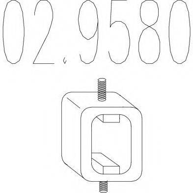 MTS 029580 Буфер, глушитель
