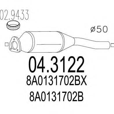 MTS 043122 Катализатор