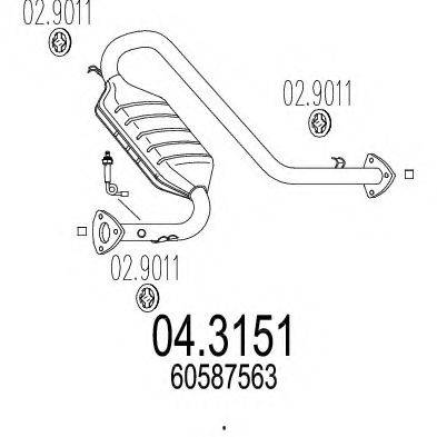 MTS 043151 Катализатор
