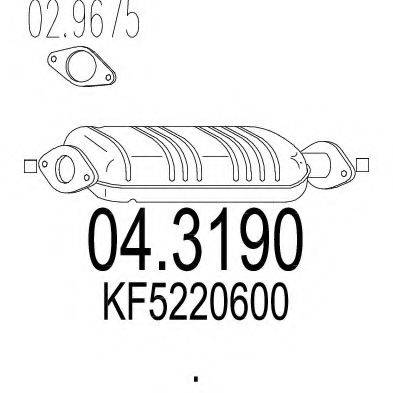 MTS 043190 Катализатор