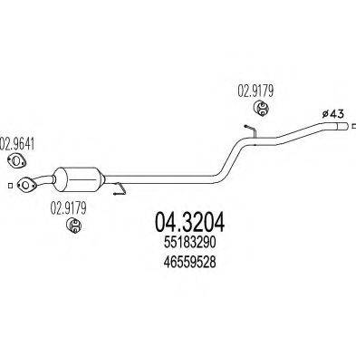MTS 043204 Катализатор