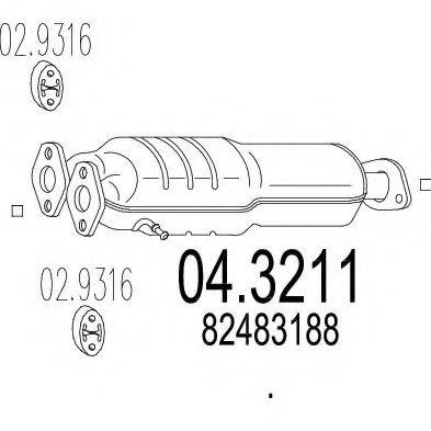 MTS 043211 Катализатор