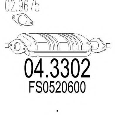 MTS 043302 Катализатор