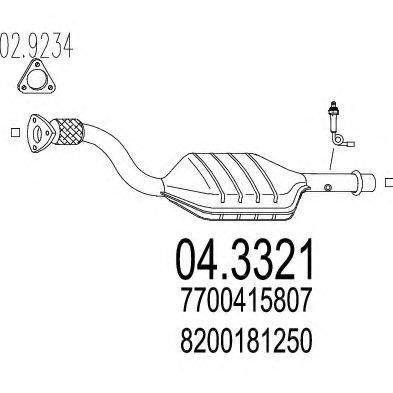 MTS 043321 Катализатор