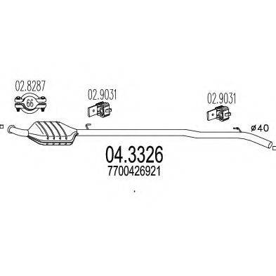 MTS 043326 Катализатор