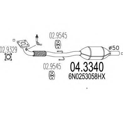 MTS 043340 Катализатор