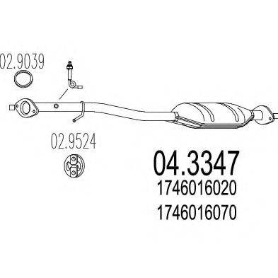 MTS 043347 Катализатор