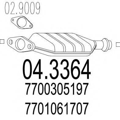 MTS 043364 Катализатор