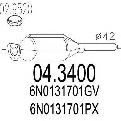 MTS 043400 Катализатор