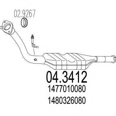 MTS 043412 Катализатор