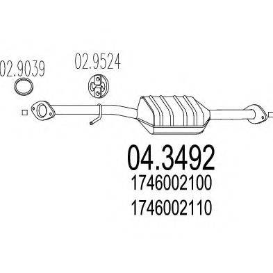 MTS 043492 Катализатор
