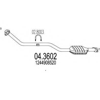 MTS 043602 Катализатор