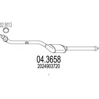 MTS 043658 Катализатор
