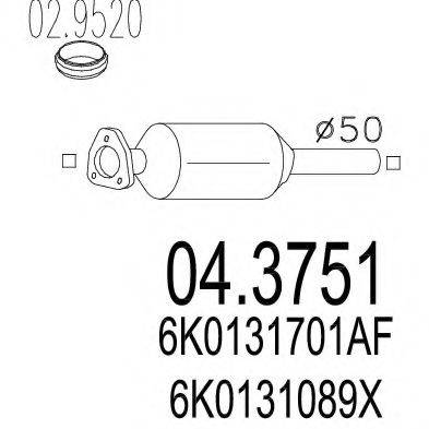 MTS 043751 Катализатор