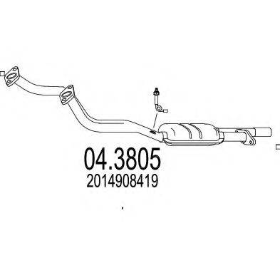 MTS 043805 Катализатор