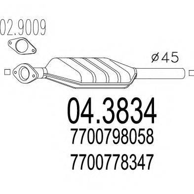 MTS 043834 Катализатор