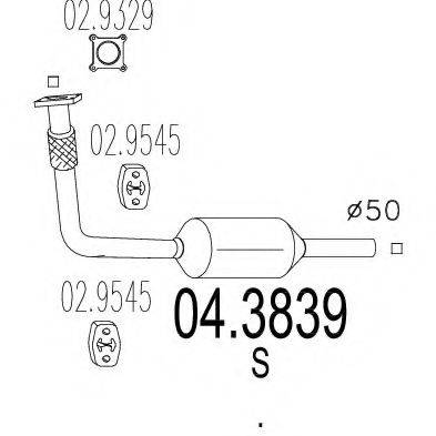 MTS 043839 Катализатор