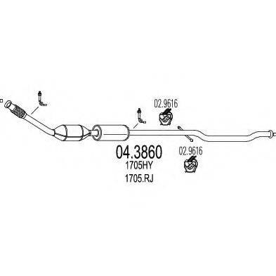 MTS 043860 Катализатор