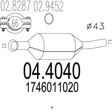 MTS 044040 Катализатор
