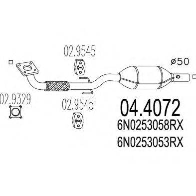 MTS 044072 Катализатор