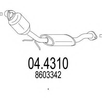 MTS 044310 Катализатор