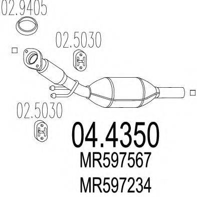 MTS 044350 Катализатор