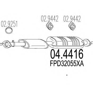 MTS 044416 Катализатор