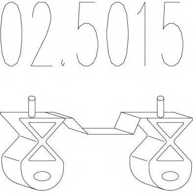 MTS 025015 Буфер, глушитель