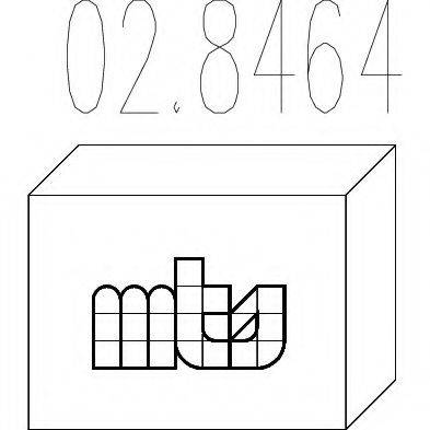 MTS 028464 Монтажный комплект, глушитель