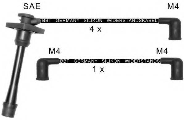 BBT ZK1771 Комплект проводов зажигания