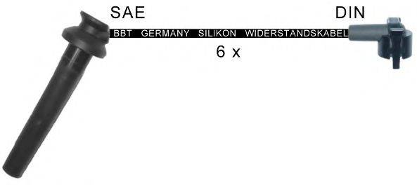 BBT ZK1895 Комплект проводов зажигания