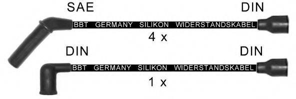BBT ZK1751 Комплект проводов зажигания