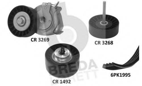 BREDA LORETT KCA0005 Поликлиновой ременный комплект