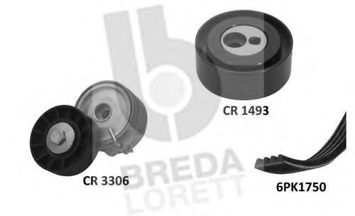 BREDA LORETT KCA0006 Поликлиновой ременный комплект