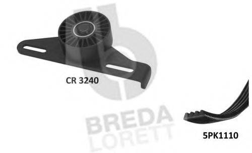 BREDA LORETT KCA0025 Поликлиновой ременный комплект