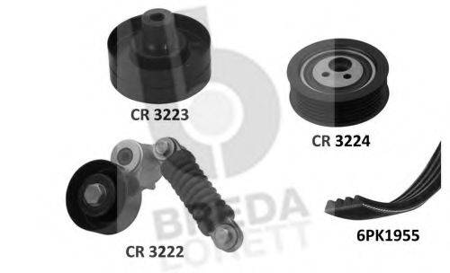 BREDA LORETT KCA0026 Поликлиновой ременный комплект
