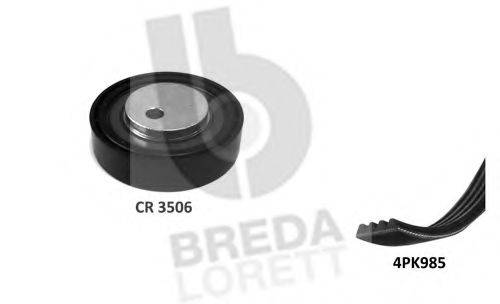 BREDA LORETT KCA0055 Поликлиновой ременный комплект
