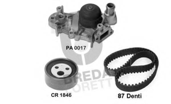 BREDA LORETT KPA0058A Водяной насос + комплект зубчатого ремня