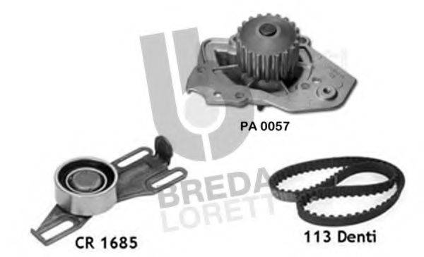 BREDA LORETT KPA0113A Водяной насос + комплект зубчатого ремня