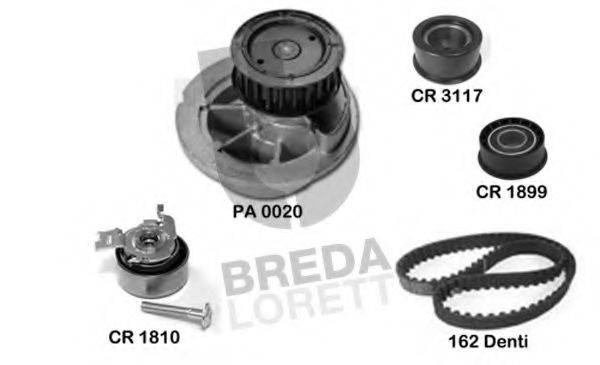 BREDA LORETT KPA0365A Водяной насос + комплект зубчатого ремня