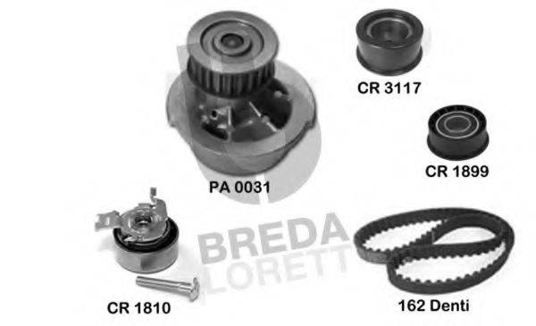 BREDA LORETT KPA0365B Водяной насос + комплект зубчатого ремня