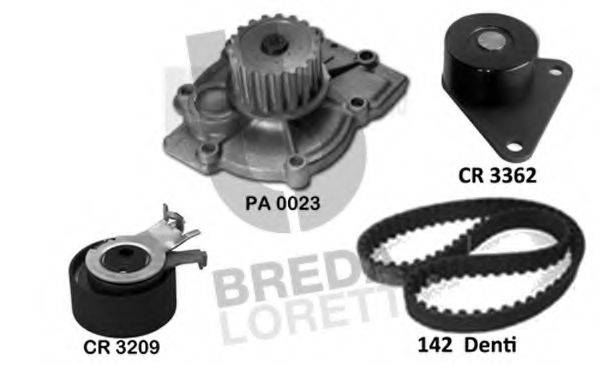 BREDA LORETT KPA0671A Водяной насос + комплект зубчатого ремня