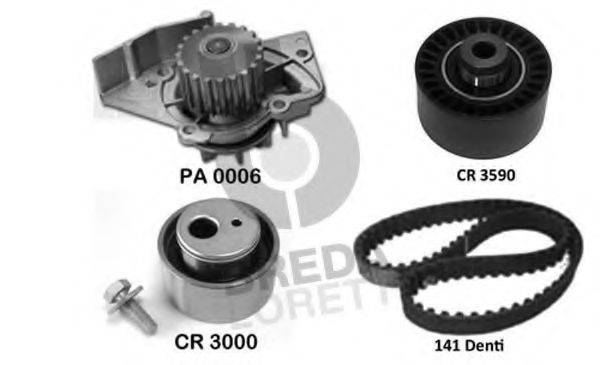 BREDA LORETT KPA0746A Водяной насос + комплект зубчатого ремня
