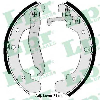 LPR 04090 Комплект тормозных колодок