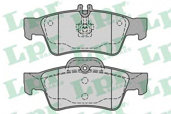 LPR 05P1232 Комплект тормозных колодок, дисковый тормоз